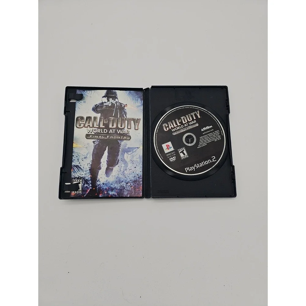 Call of Duty: World at War Final Fronts (Sony PlayStation 2, 2008) PS2 CIB